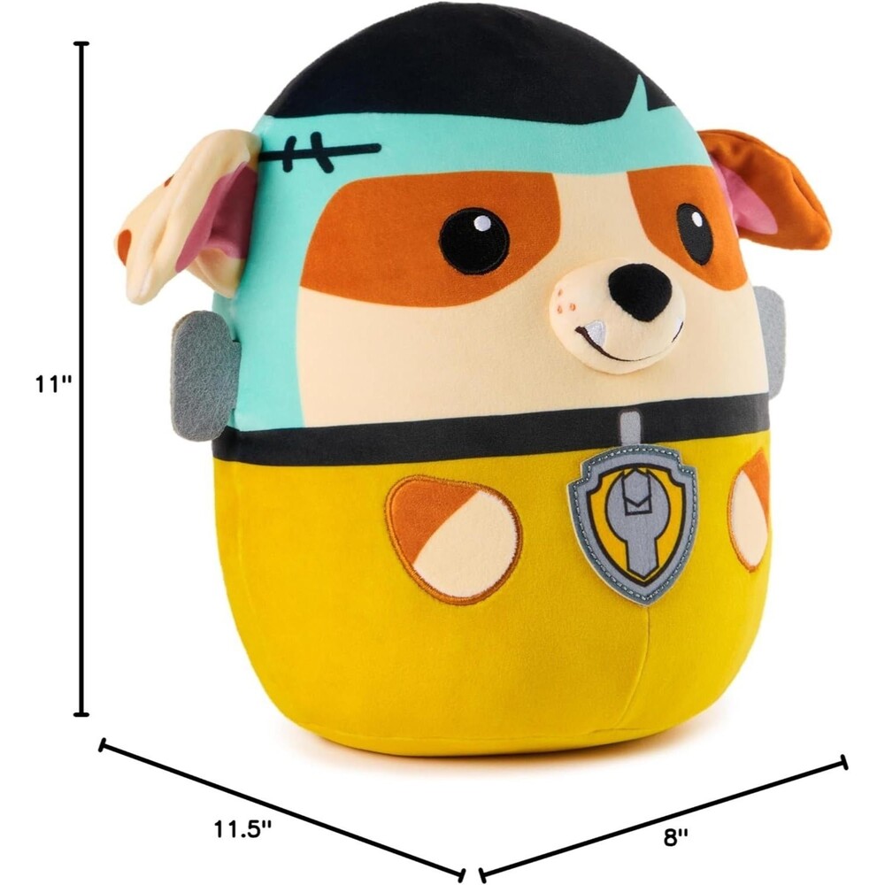 PAW Patrol Franken Rubble 12” Squish Plush Halloween Edition Soft Stuffed Toy - Picture 3 of 9